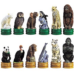 Endangered Species Chess Set