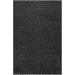 Valley Charcoal New Zealand Wool Rug (4' x 6')