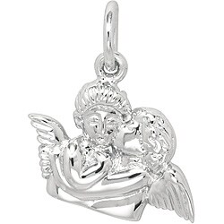 Sterling Silver Two Angels Charm