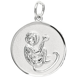 Sterling Silver Monkey Charm