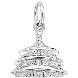 Sterling Silver Temple of Heaven Charm