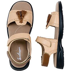 Sandbaggers Women's Izzy Amaretto Tan/ Brown Golf Shoes