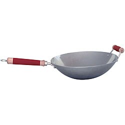 Easy-grip Handle Flat-bottom 14-inch Wok