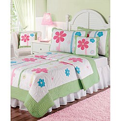 Gracie Floral Quilt Set
