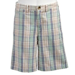 Original Penguin Boy's Plaid Shorts