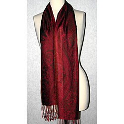 Silk Deep Jewel Scarf (India)