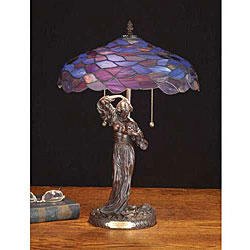 Maxfield Parrish 'Griselda' Tiffany-style Accent Lamp