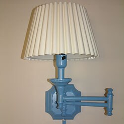 Orchard Blue Swing Arm Wall Lamp