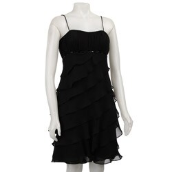 Fashion Dresses on Sl Fashions Spaghetti Strap Tiered Dress Overstock Com