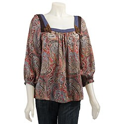 FINAL SALE BCBGeneration Women's Beaded Paisley Shirt