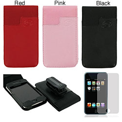 Apple iPod Touch 2G/3G Leather Case with Belt Clip