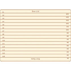 Helix Box Maker Embossing Board