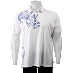 FINAL SALE Saltaire Men's 'Gobi' Printed Polo Shirt