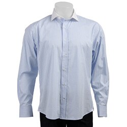 Equilibrio Men's Woven Shirt with White Collar