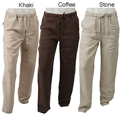 FINAL SALE M. Gordon Men's Linen Drawstring Pants
