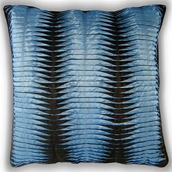 Chandler Pleated Tafetta Throw Pillow