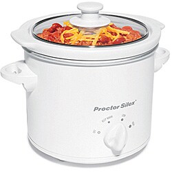 Proctor Silex 1.5-quart Slow Cooker with Glass Lid