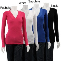 C&C California V-neck Long Sleeve Shirt