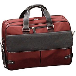 Biltmore Rust Leather Briefcase Laptop Case