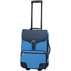 Royal Palms Blue Leather 21-inch Rolling Upright