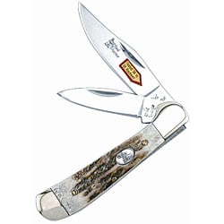Steel Warrior 3.25-inch Deer Antler Folding Knife