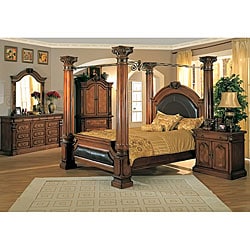 bedroom sets 4 poster
 on Classic Canopy Poster 4-piece Queen-size Bedroom Set | Overstock.com