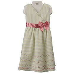 FINAL SALE Baby Togs Girl's Striped Sleeveless Dress