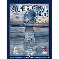 NFL Super Bowl XLIII Special Edition Hologram Program-Image