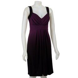 Tiana B. Women's Sleeveless Purple Ombre Dress