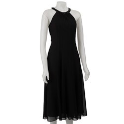 Jones New York Women's Beaded Cleopatra Silk Dress