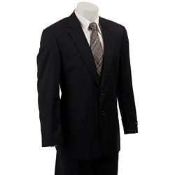 Haspel Men's Navy Pinstripe Wool Two-button Suit