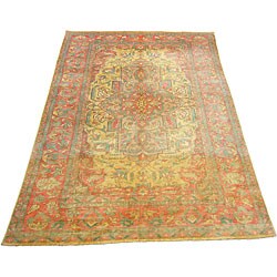Egyptian Ivory/ Salmon Rug (8' x 12')