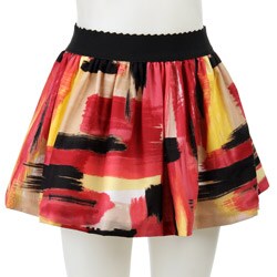 FINAL SALE Necessary Objects Elastic Waist Print Skirt