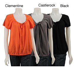 MICHAEL Michael Kors Women's Cap-sleeve Top