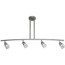 Brushed Nickel 4-light Pendant