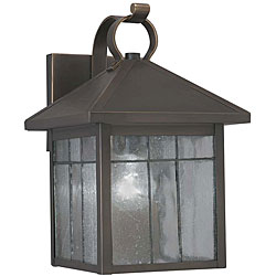 Single-bulb Olde Bronze Outdoor Wall Mount Light
