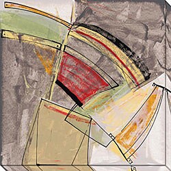 Barbara Zoern 'Shapeless Fragments' Oversized Canvas Art