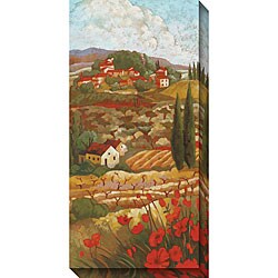 Cecile Broz 'Red Tuscan I' Oversized Canvas Art