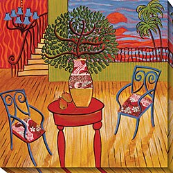 Cecile Broz 'Peaceful Retreat III' Oversized Canvas Art