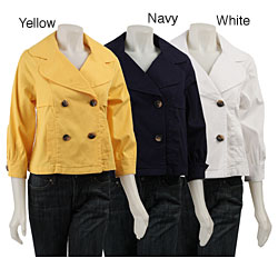 FINAL SALE Live A Little Women's Twill Cropped Jacket