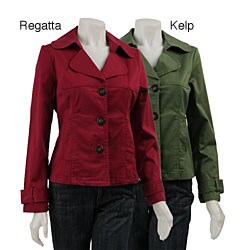 Live A Little Women's 3-button Twill Jacket