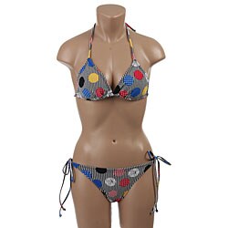 Paul Frank Women's Polka Dot Skull Bikini
