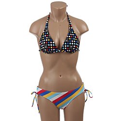 Paul Frank Women's Multicolor Reversible Top Bikini