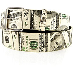 Iced Out Gear Men's 'Hundred Dollar Bill' Belt