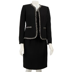 Kasper Women's Petite 3-piece Skirt Suit 