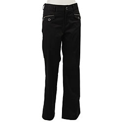 FINAL SALE Joseph A. Women's Black Zippered Pants