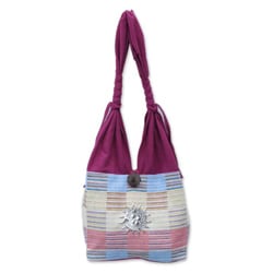 Cotton 'Siamese Blush' Handbag (Thailand)