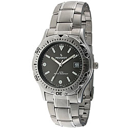 Peugeot Men's Stainless Steel Grey Dial Watch