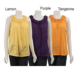 FINAL SALE RXB Women's Sleeveless Burnout Tank Top