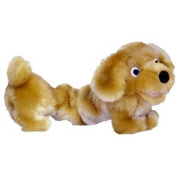 Plush Puppies Bungee Plush Dog Toy